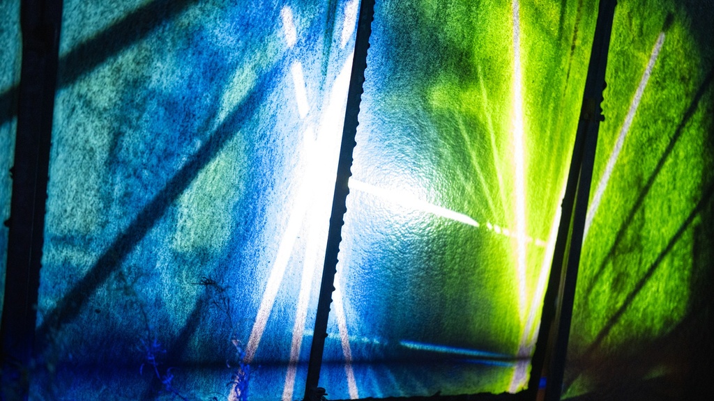 Laser durchs Glas