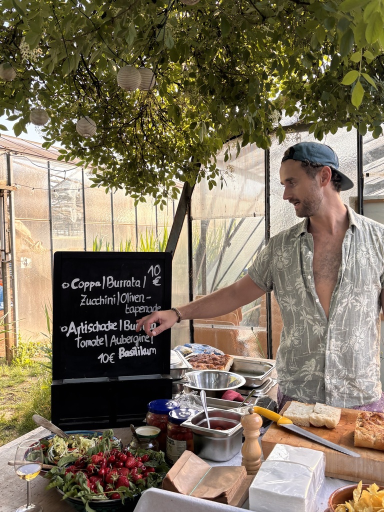 Die Karte an der Tafel