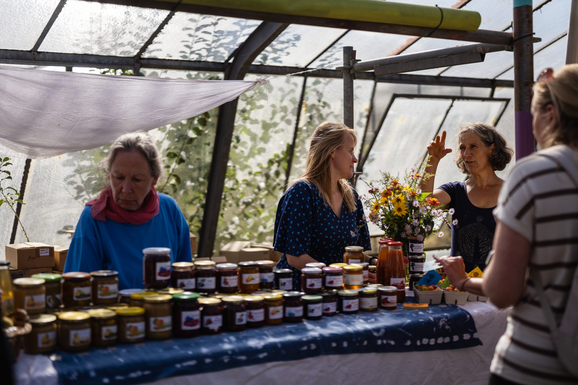 Markthalle im Feld